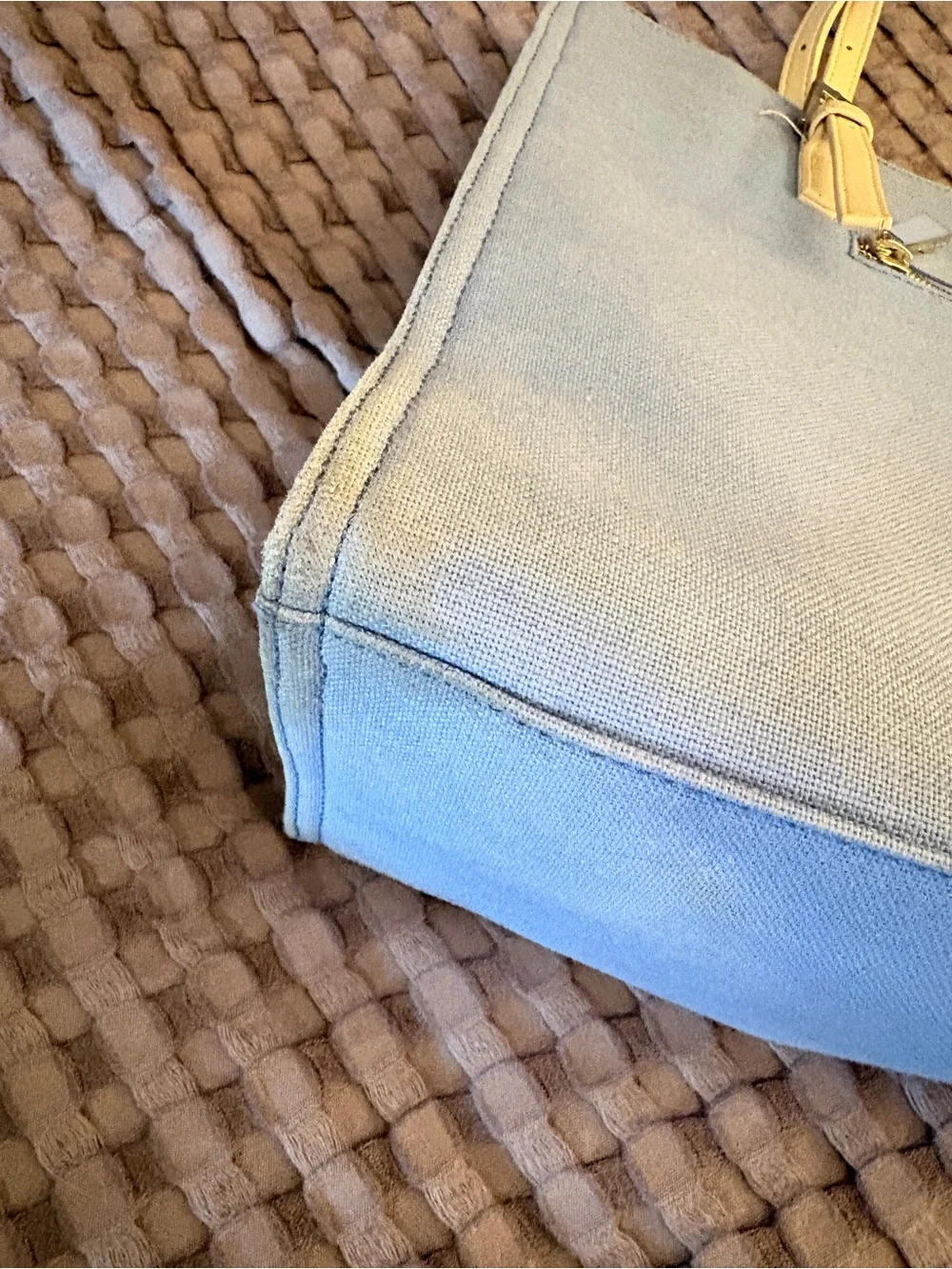 Spartina 449 Lg Canvas Tote & Clutch Yellow Elephant Print and Paisley